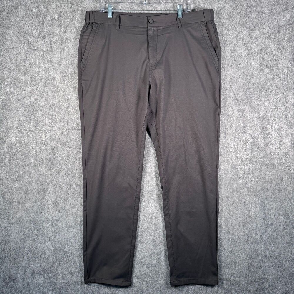 Jack Archer Jetsetter Pants Mens Size 38x32 Measured 38x30 Black Charcoal Gray